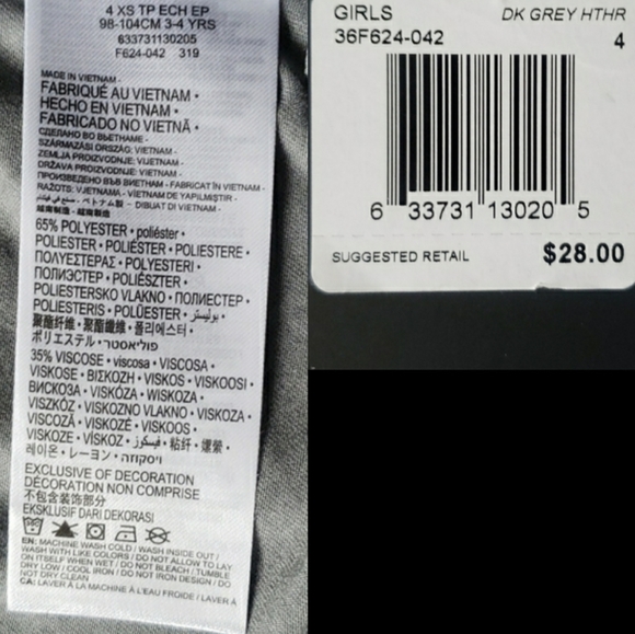 Nike Little Girls Long-Sleeve Metallic Logo Box Tee & Dri-FIT Leggings Set - Picture 7 of 16